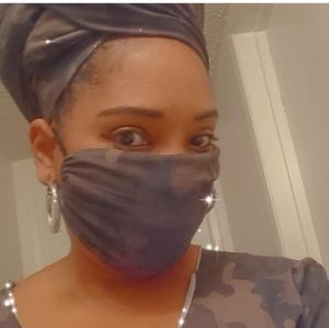 Fatigue mask ,blouse,head wrap